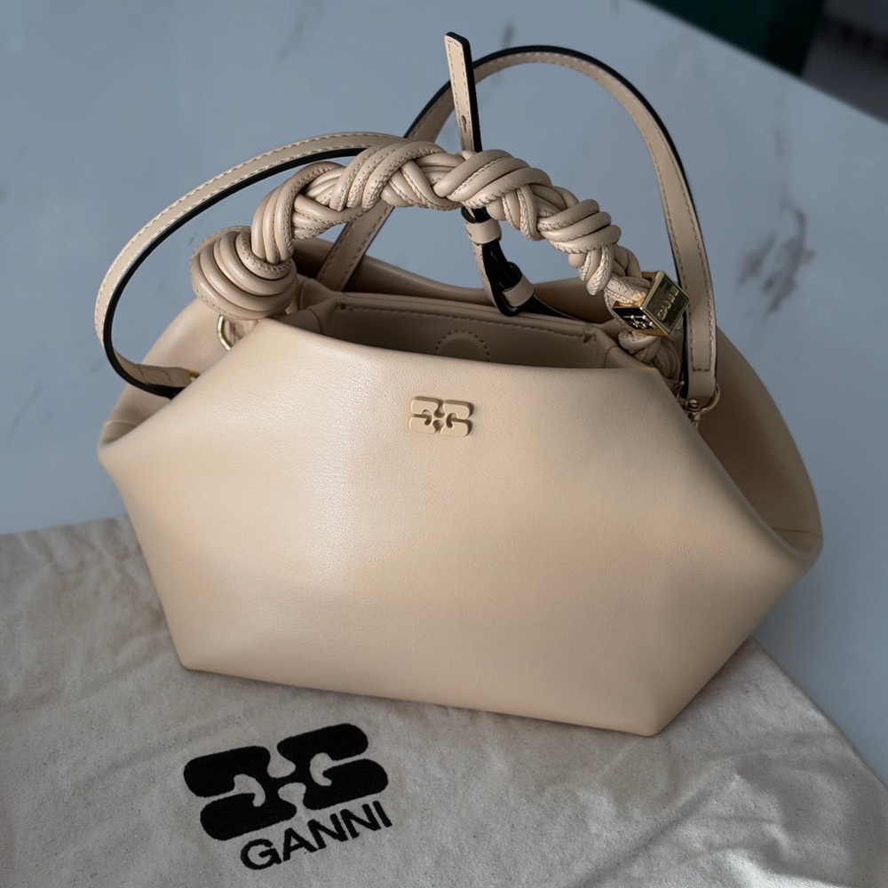Ganni Beige Bou Small Bag